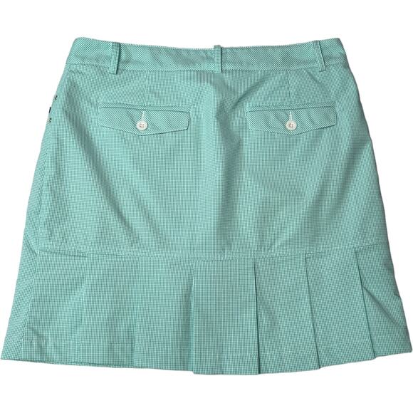 Nova Skort Golf Skirt - Blue Gingham, Size 6 - Picture 12 of 16